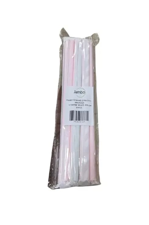 Jambo Paper Straw 6*250mm 25 pcs