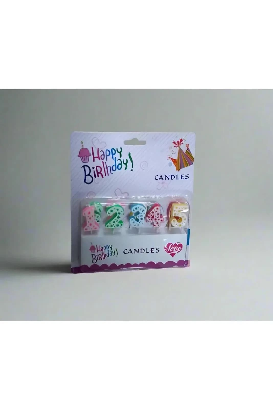 Happy Birthday Number Candles