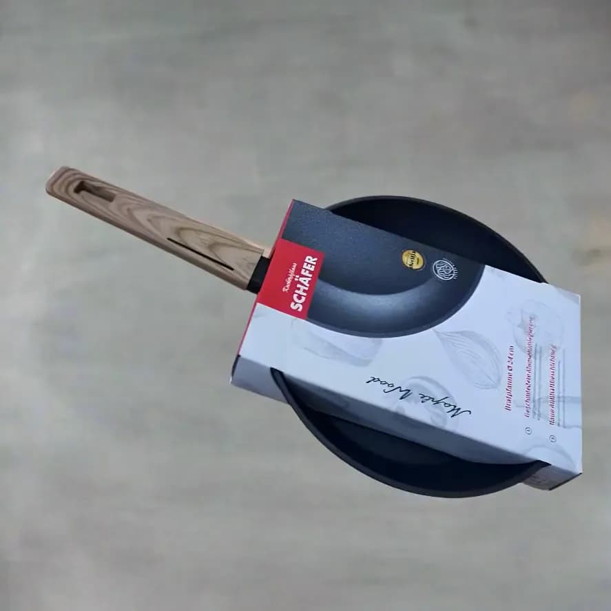 Schafer Magic Wood Frying Pan – 24 cm Non-Stick Aluminum