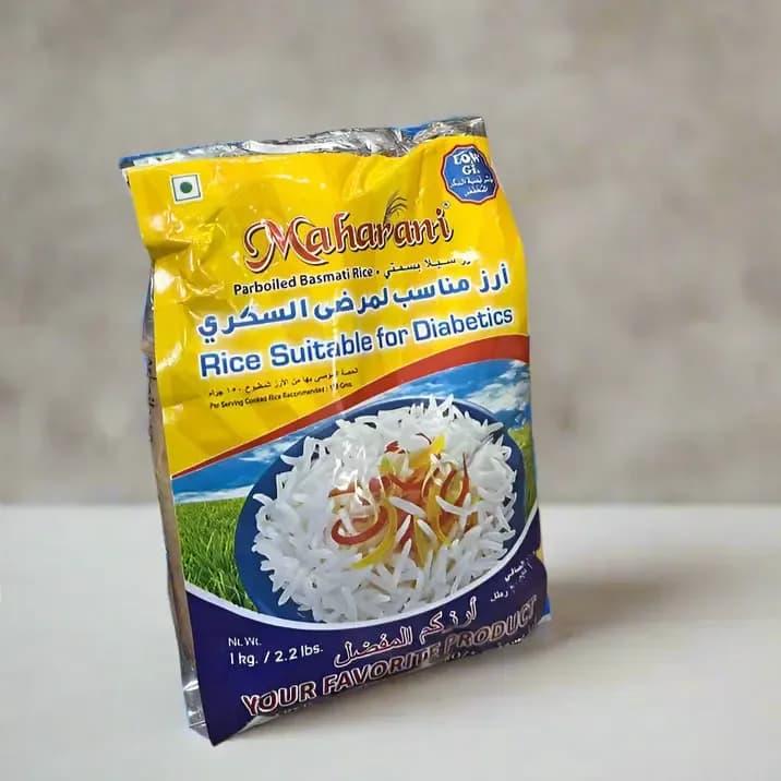 Maharani Parboiled Basmati Rice Suitable for Diabetics 1kg