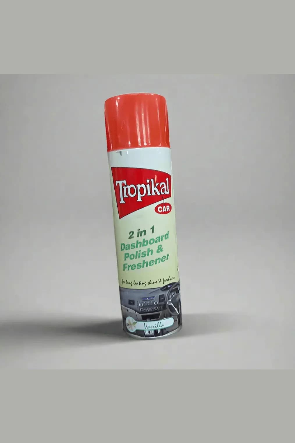 Tropikal Car 2-in-1 Dashboard Polish & Freshener - Vanilla Scent 500ml