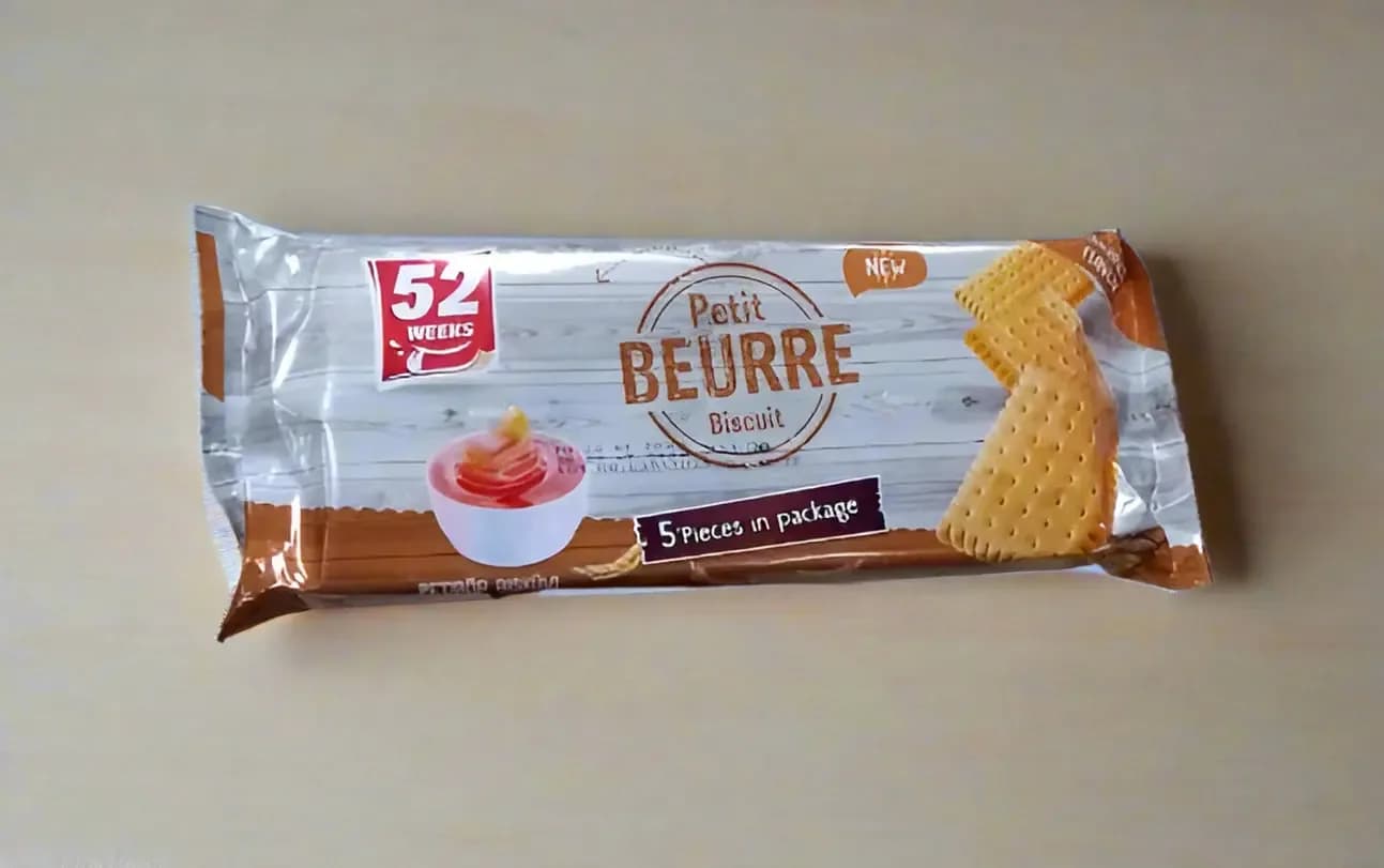52 Weeks Petit Beurre Biscuit – Milk Flavour 300g