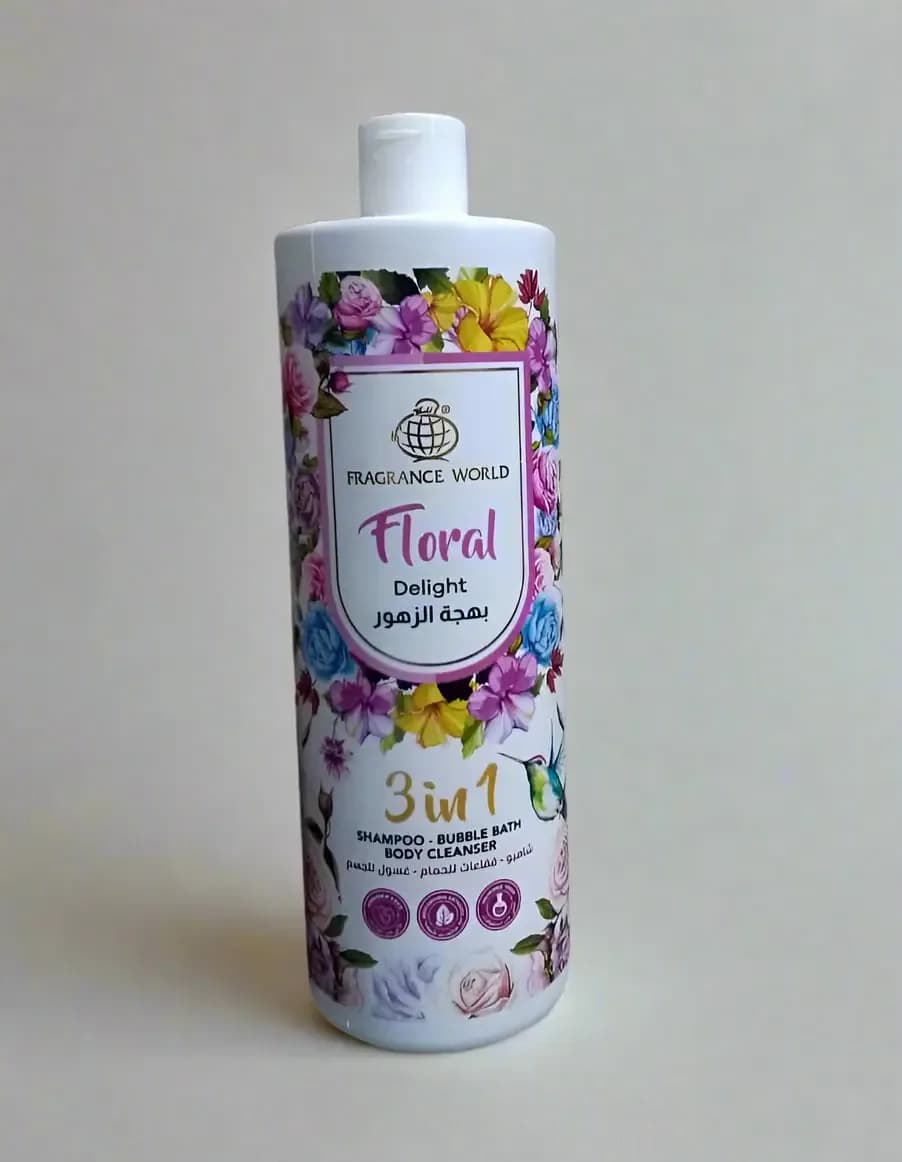 Fragrance World Floral Delight 3-in-1 Shampoo 1000ml