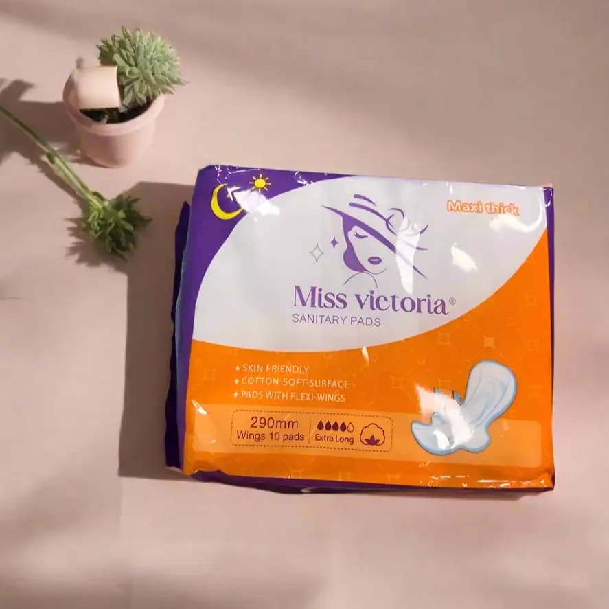 Miss Victoria Maxi Thick Sanitary Pads with Wings - 290mm, 10 Pads