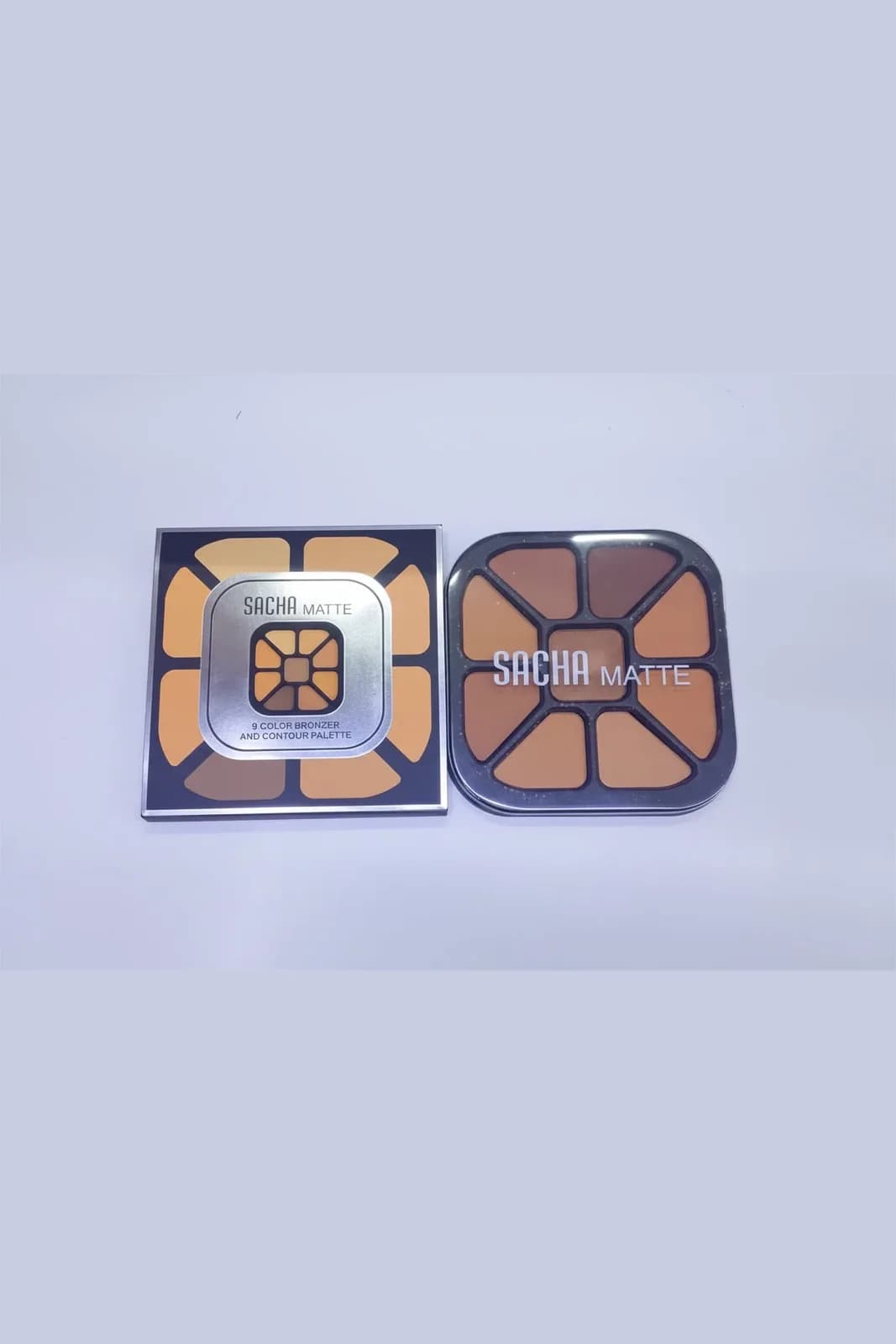 Sacha Matte 9 Color Bronzer and Contour Palette