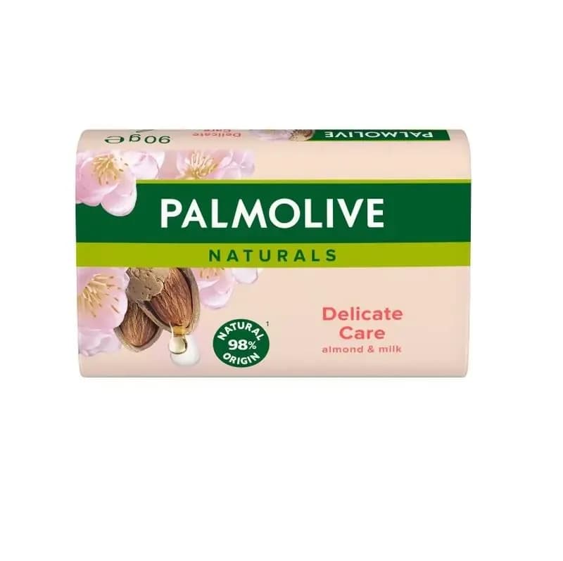 Palmolive Naturals Delicate Care Bar Soap with Almond & Milk 90g