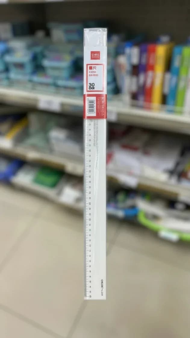 Deli 30cm Plastic Ruler