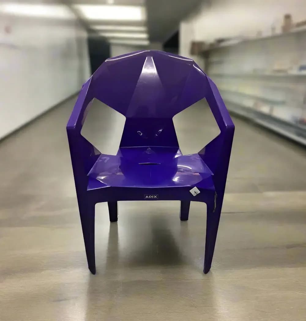 ADIX Purple Plastic Chair
