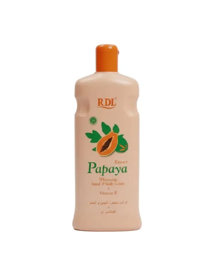 RDL Papaya Whitening Hand & Body Lotion with Vitamin E 600ml