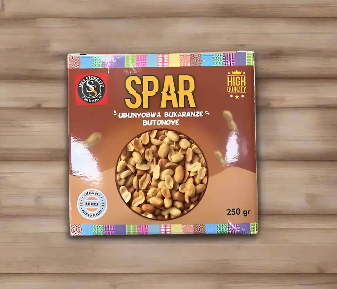 SPAR Roasted and Salted Peanuts Ubunyobwa Bukaranze Butonoye 250g