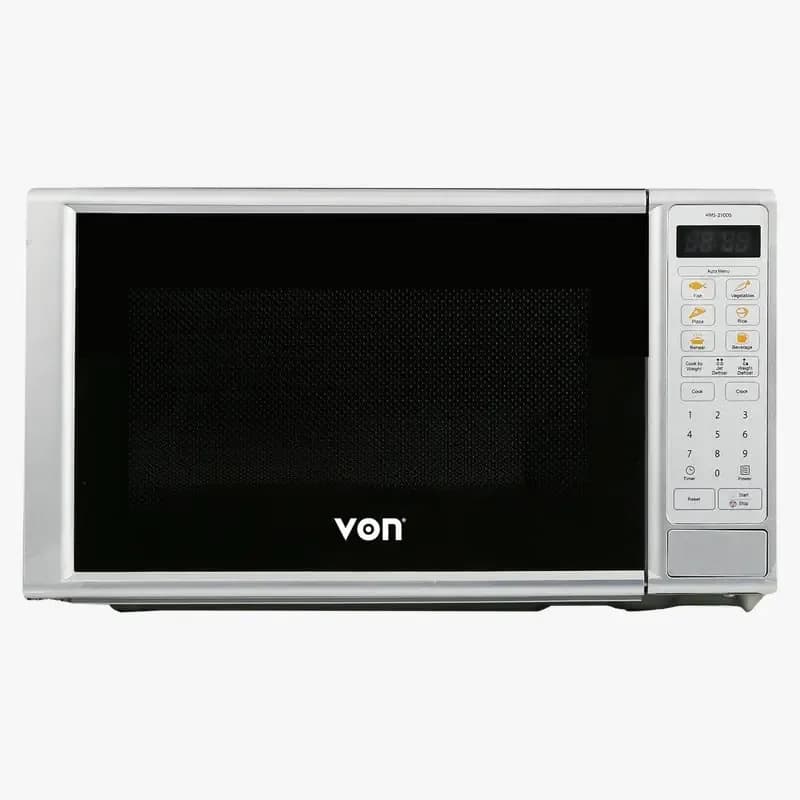 VON 20L Digital Solo Microwave – Mirror Silver HMS-210DS / VAMS-20DGS
