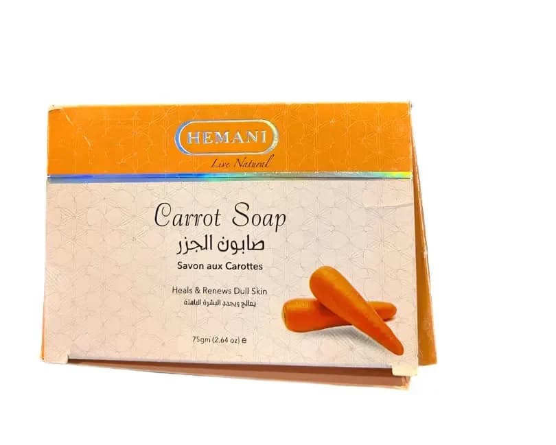 Hemani Carrot Soap for Skin Renewal – 75g