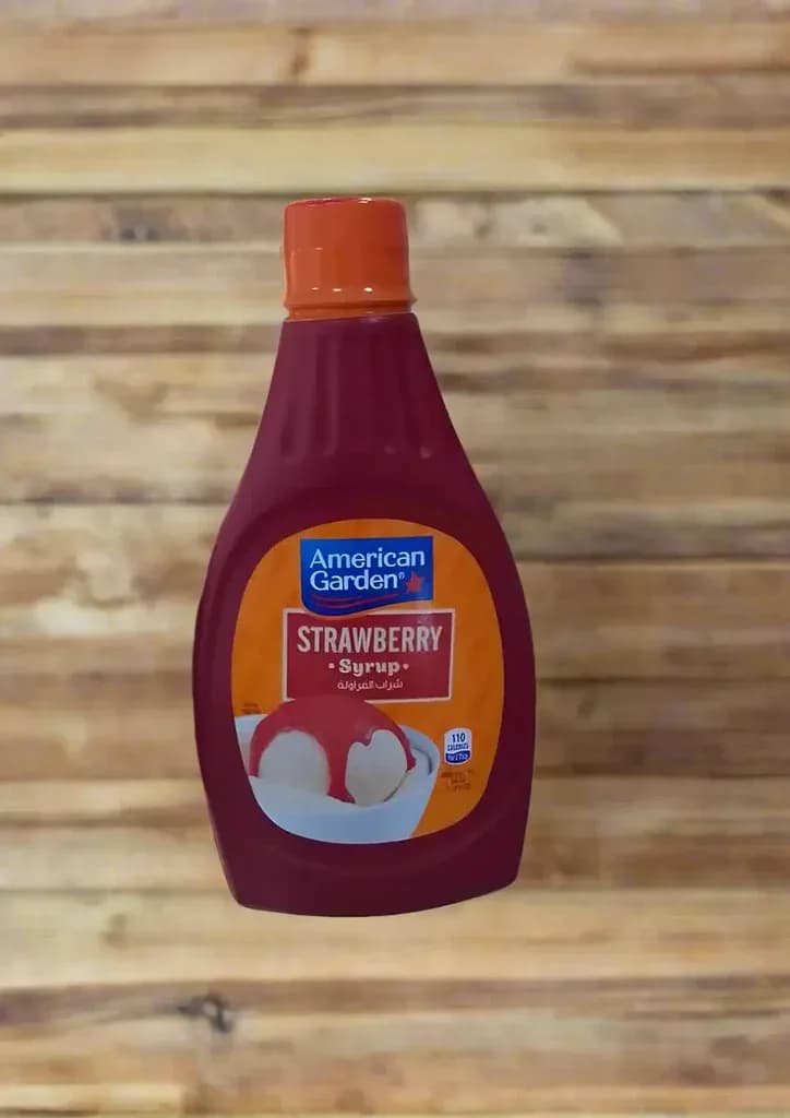 American Garden Strawberry Syrup 680ml