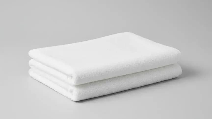 Large White Body Towels 80 on 160 cm.