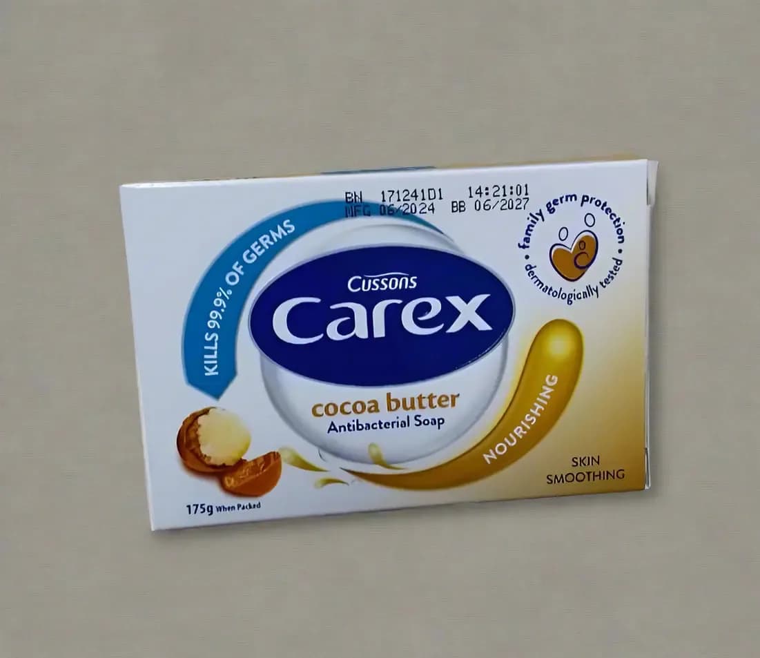 Cussons Carex Cocoa Butter Antibacterial Soap 175g