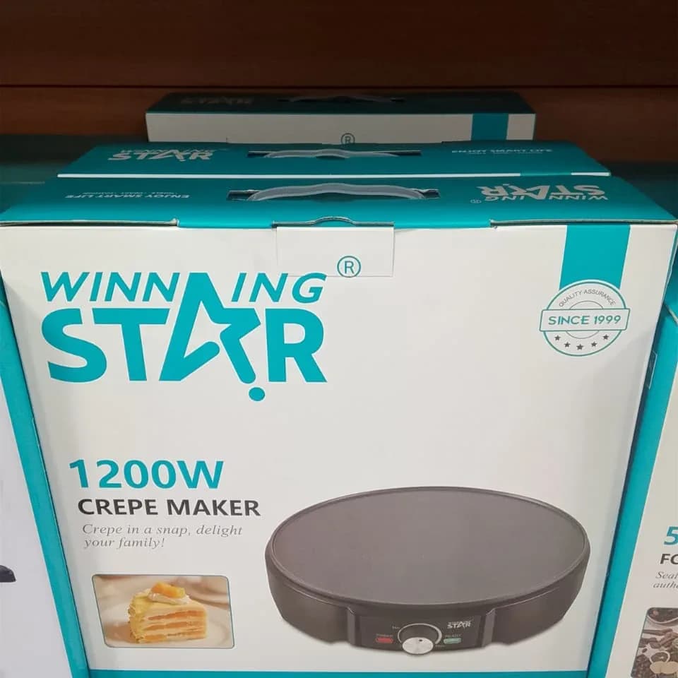 Winning Star 1200W Electric Crepe Maker
