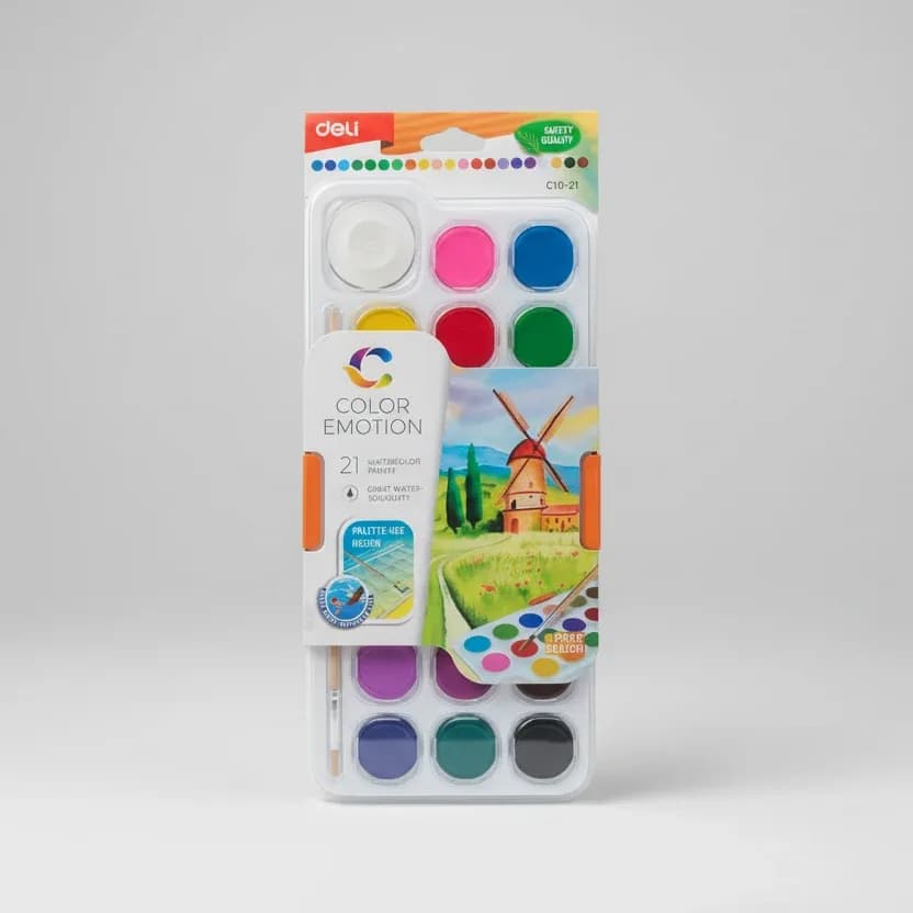 Deli Color Emotion Watercolor Paint Set
