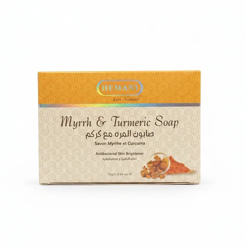 Hemani Live Natural Myrrh & Turmeric Soap – 75g