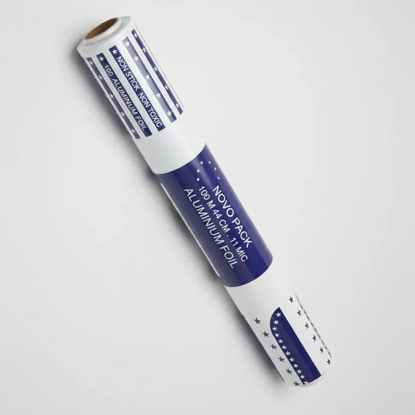 Novo Pack Heavy-Duty Aluminum Foil – 100 m x 44 cm 11 Microns