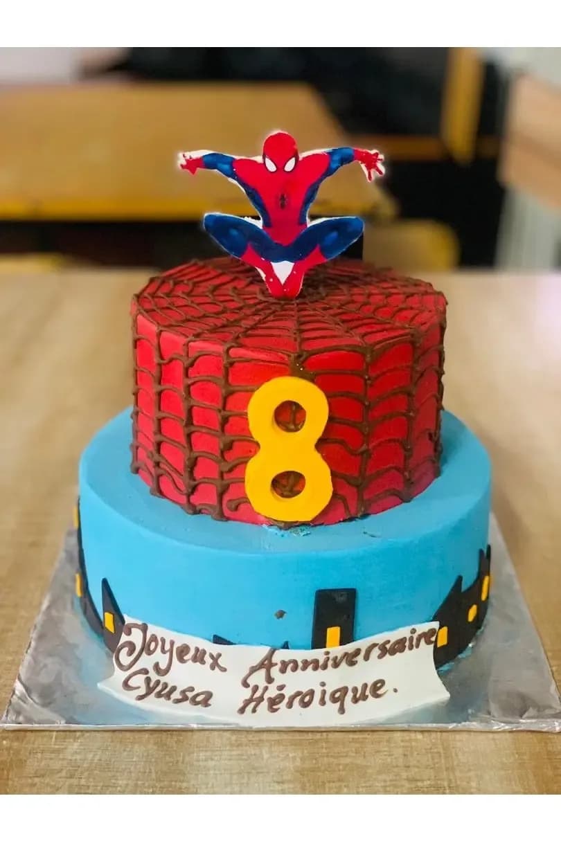 Spider-Man Birthday Cake