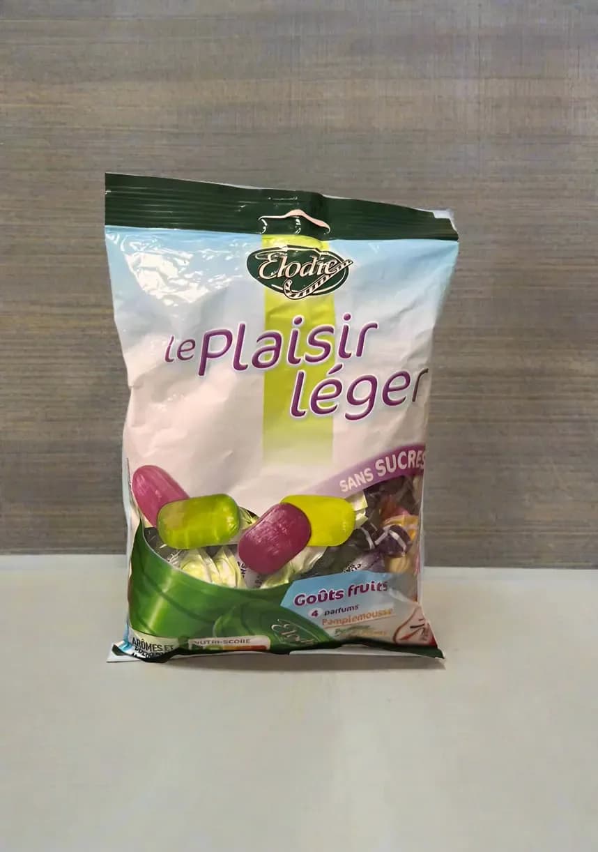 Elodie Bonbons Le Plaisir Léger Sans Sucres Goûts Fruits 150g