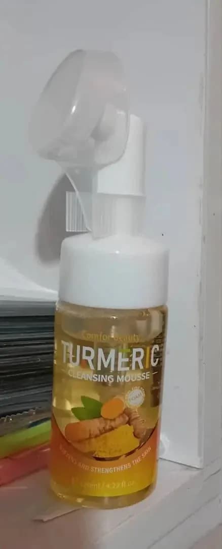 MOOYAM Turmeric Foaming Facial Cleanser, Turmeric Facial Wash 120 ml