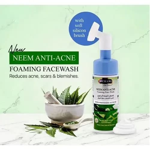 𝗛𝗲𝗺𝗮𝗻𝗶 𝗛𝗲𝗿𝗯𝗮𝗹𝘀 - Neem نیم Anti Acne Foaming Face Wash