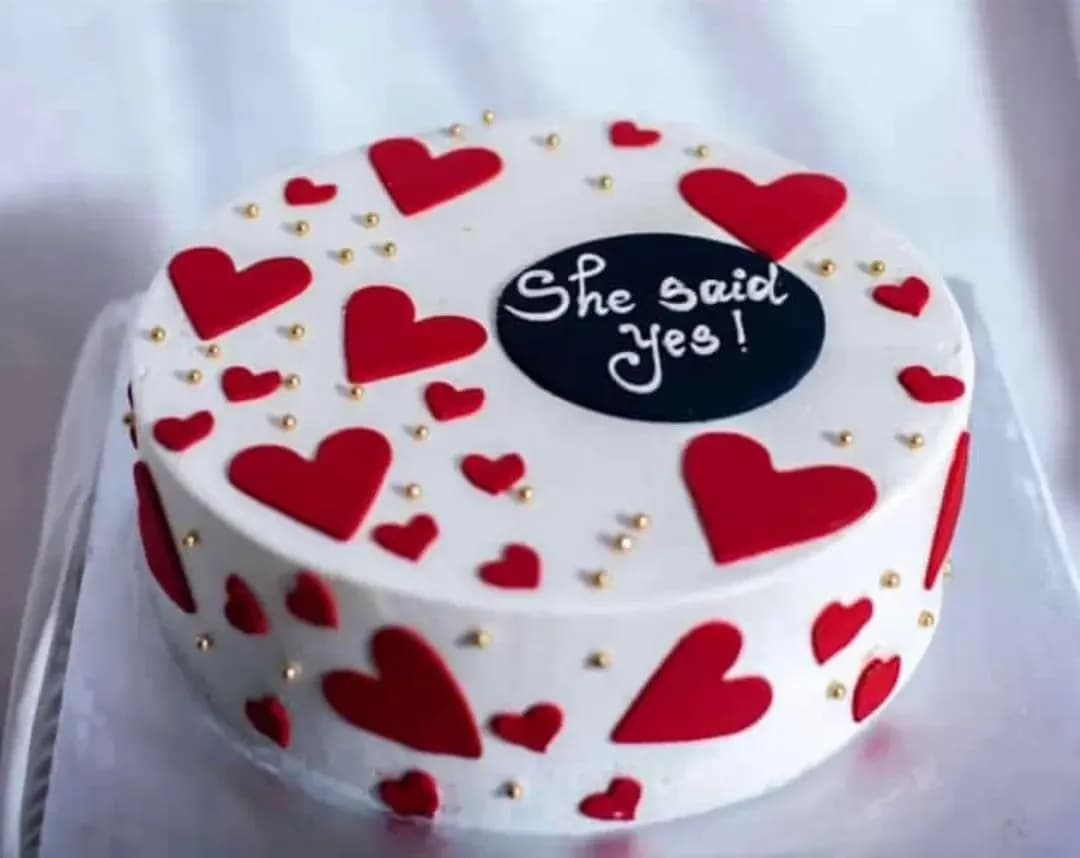 Proposal Cake