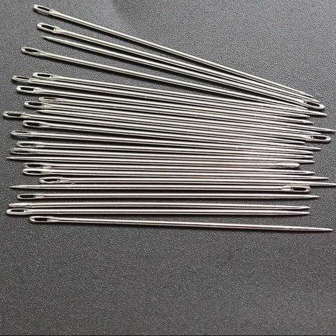 Steel Hand Sewing Needles no. 6/0- Urushinge rwo kudodesha imyenda /pc
