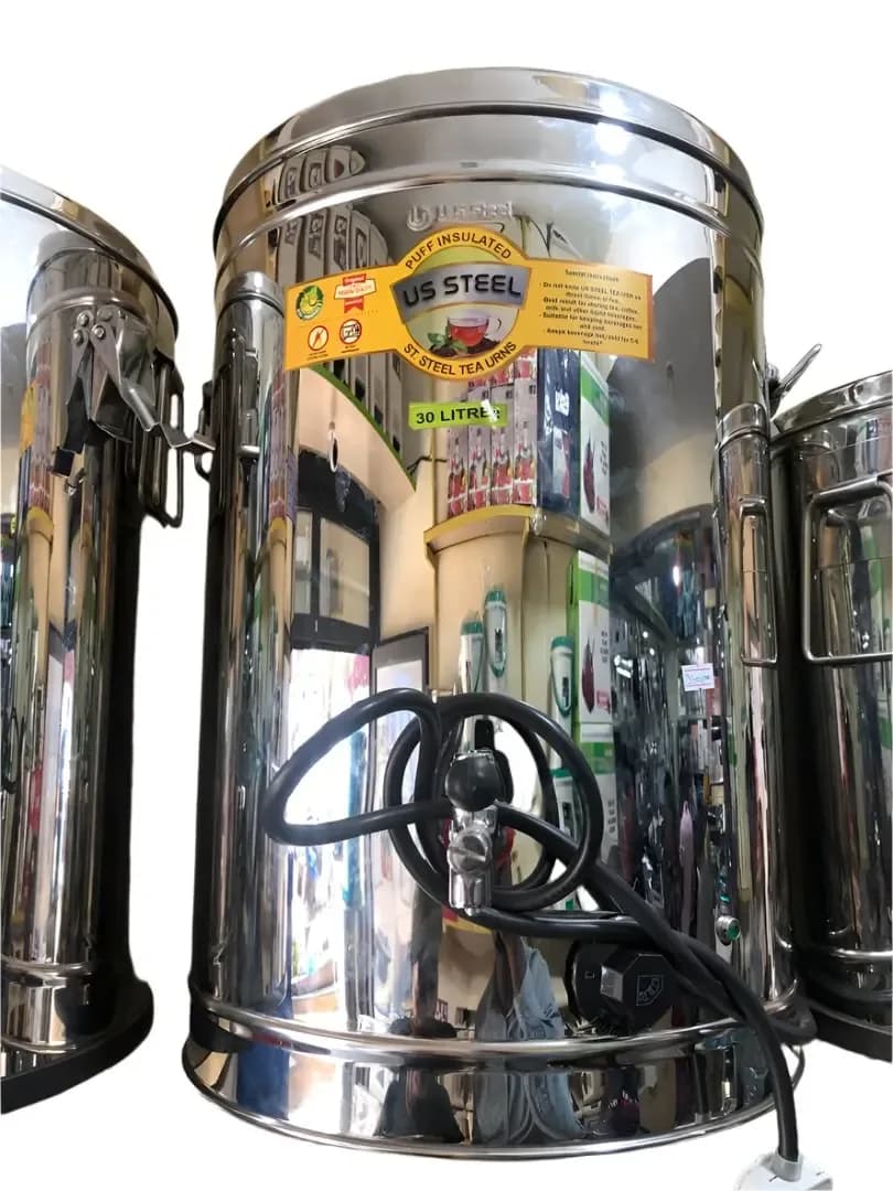 Puff Insulatted Us Steel Tea Urns 30 Litter