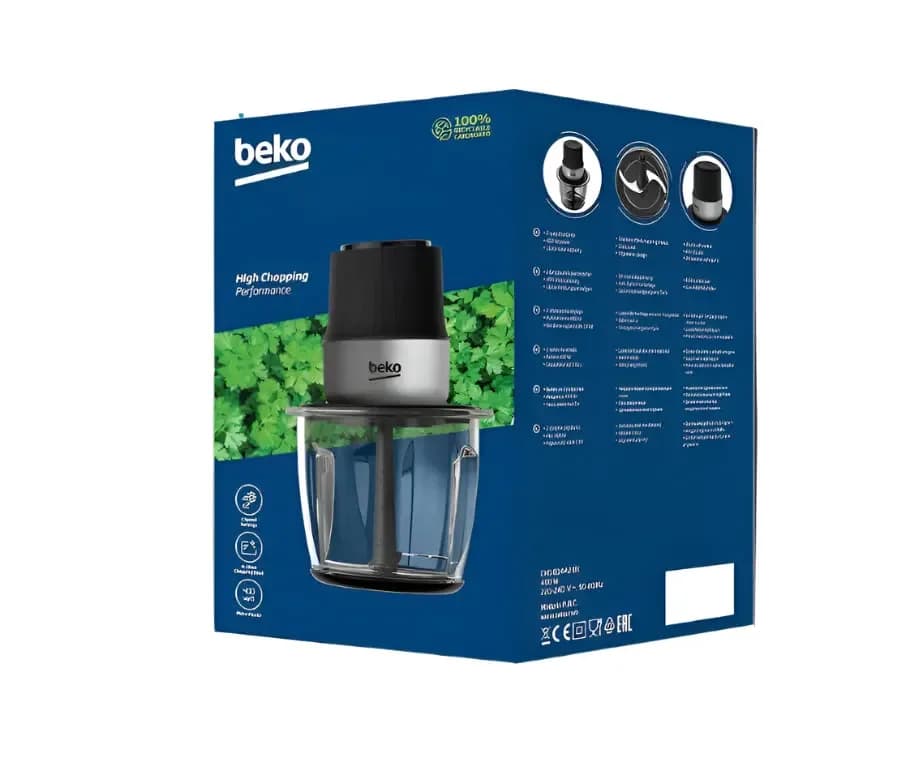 Beko CHG81442BX Electric Food Chopper