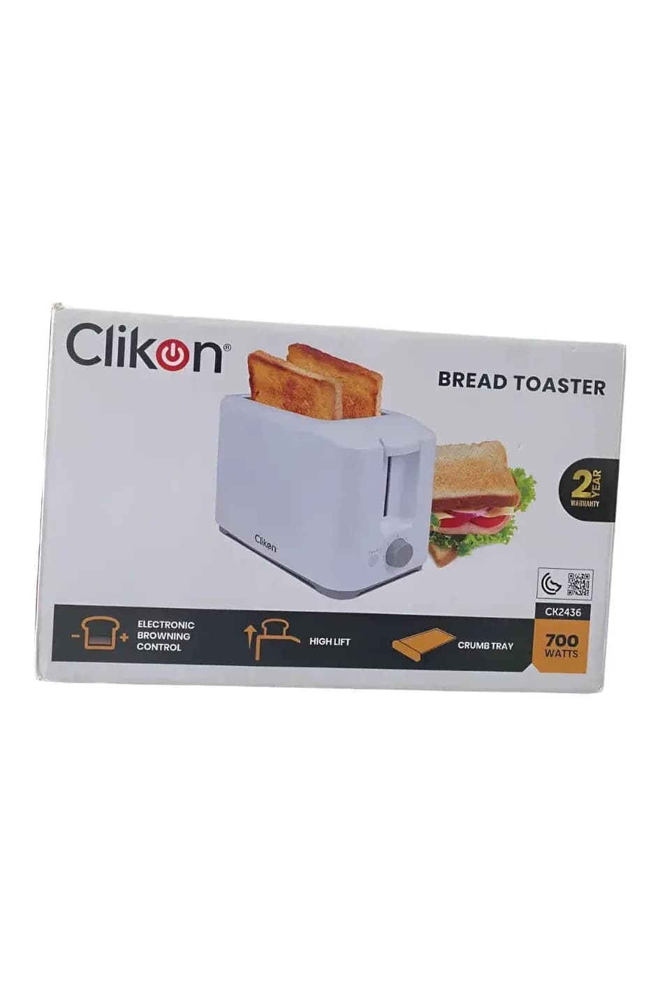 Clikon Bread Toaster (Model CK2436)