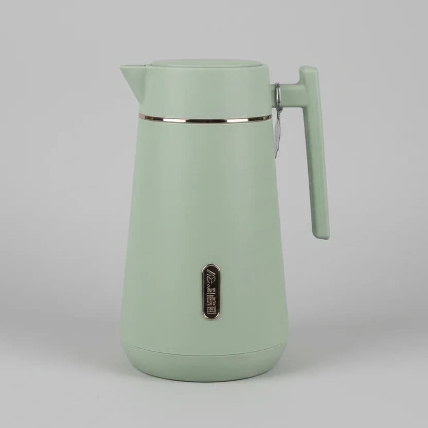 Singayln Green Vacuum Flask / Electric Kettle – 1.6L Double-Walled Stainless Steel