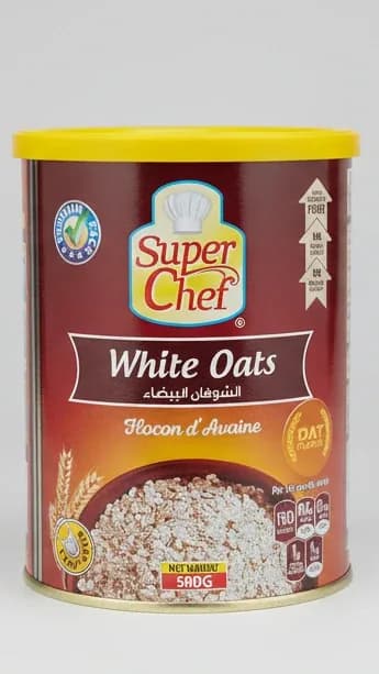 Super Chef White Oats 500g