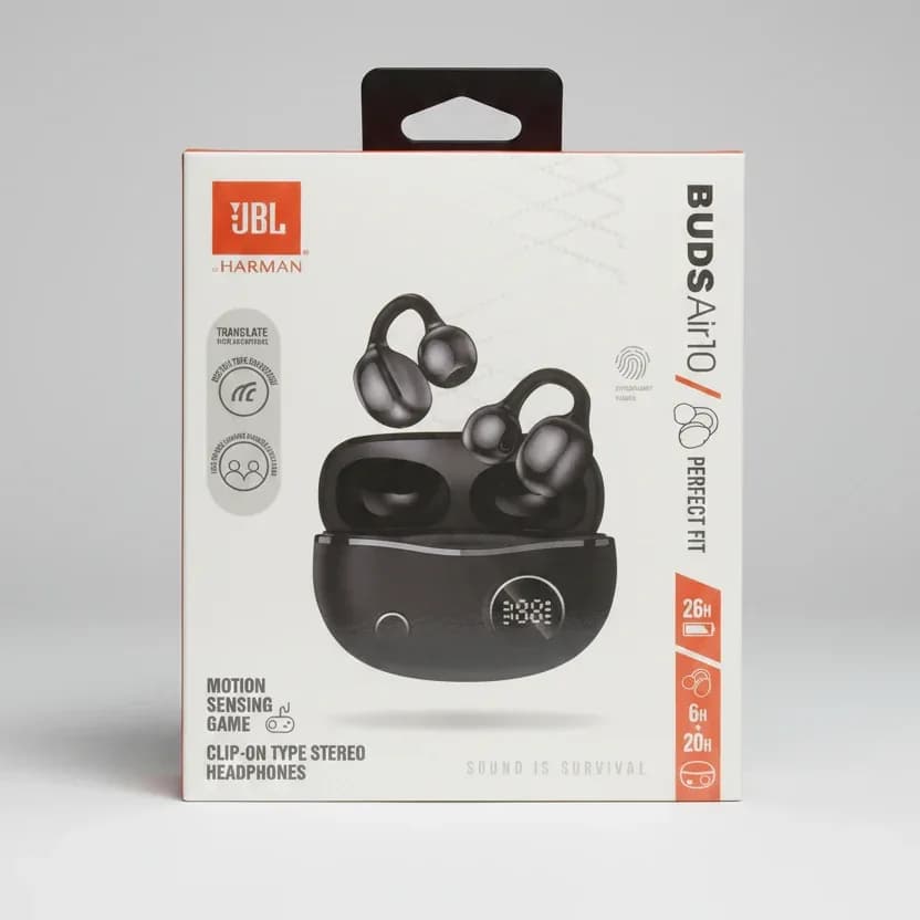 JBL BUDS Air10 Clip-On Type Stereo Headphones