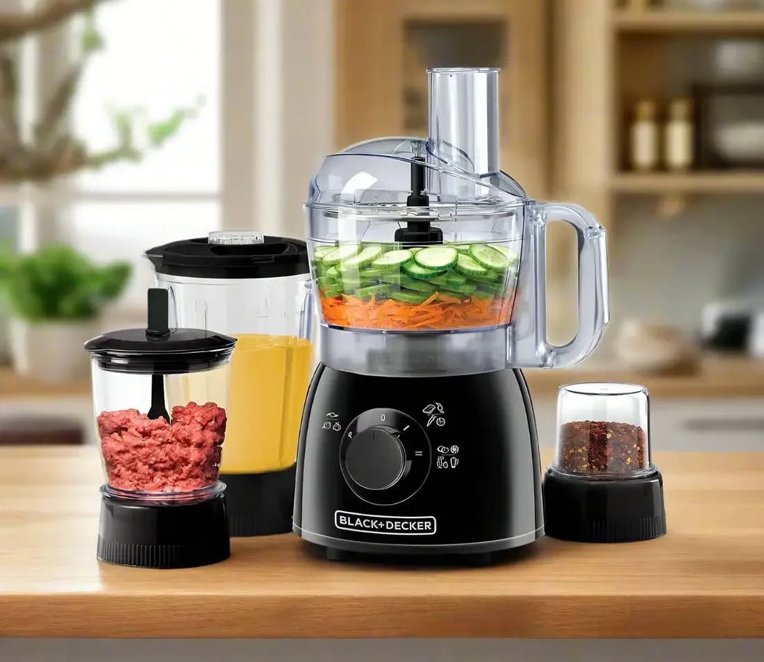 Black Decker Kitchen Robot Deluxe – 400 W Blender + Mincer + Grinder 1.5L