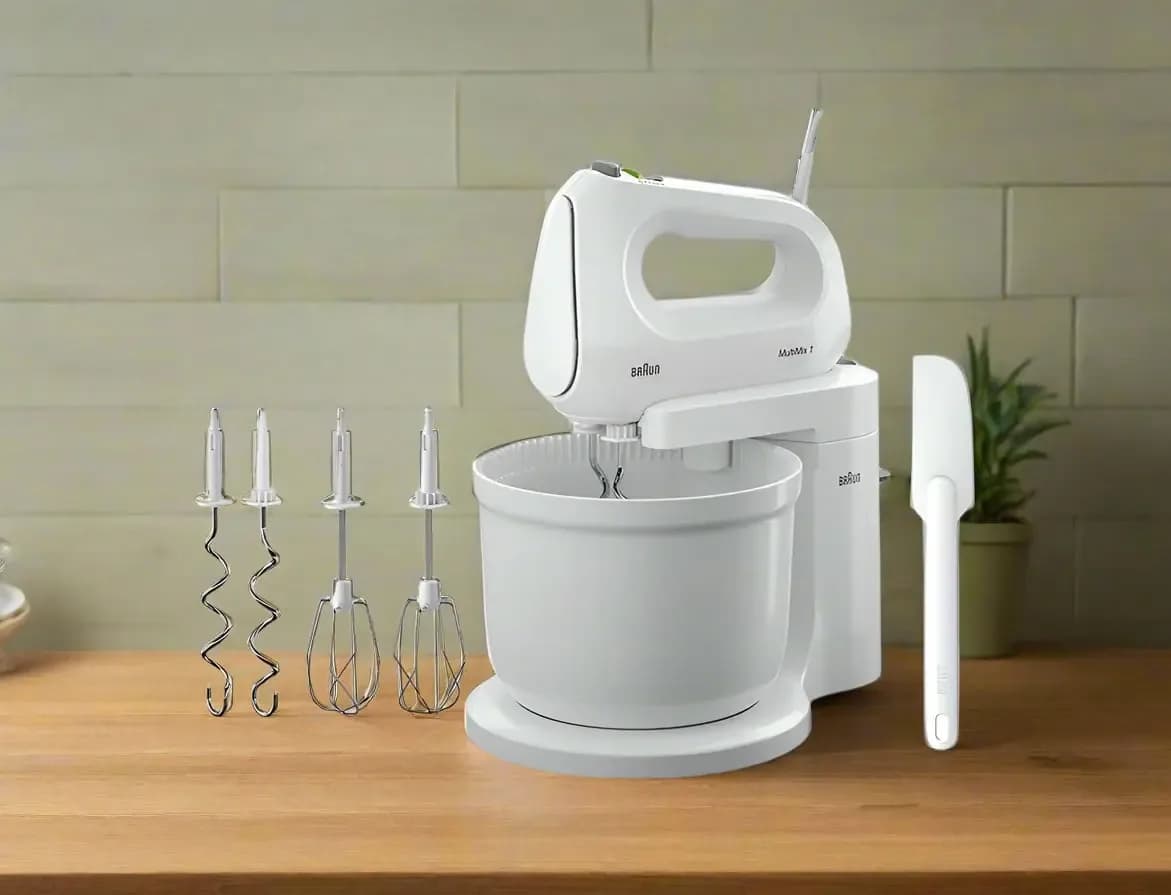 Braun MultiMix 1 Hand Mixer with Stand and Bowl