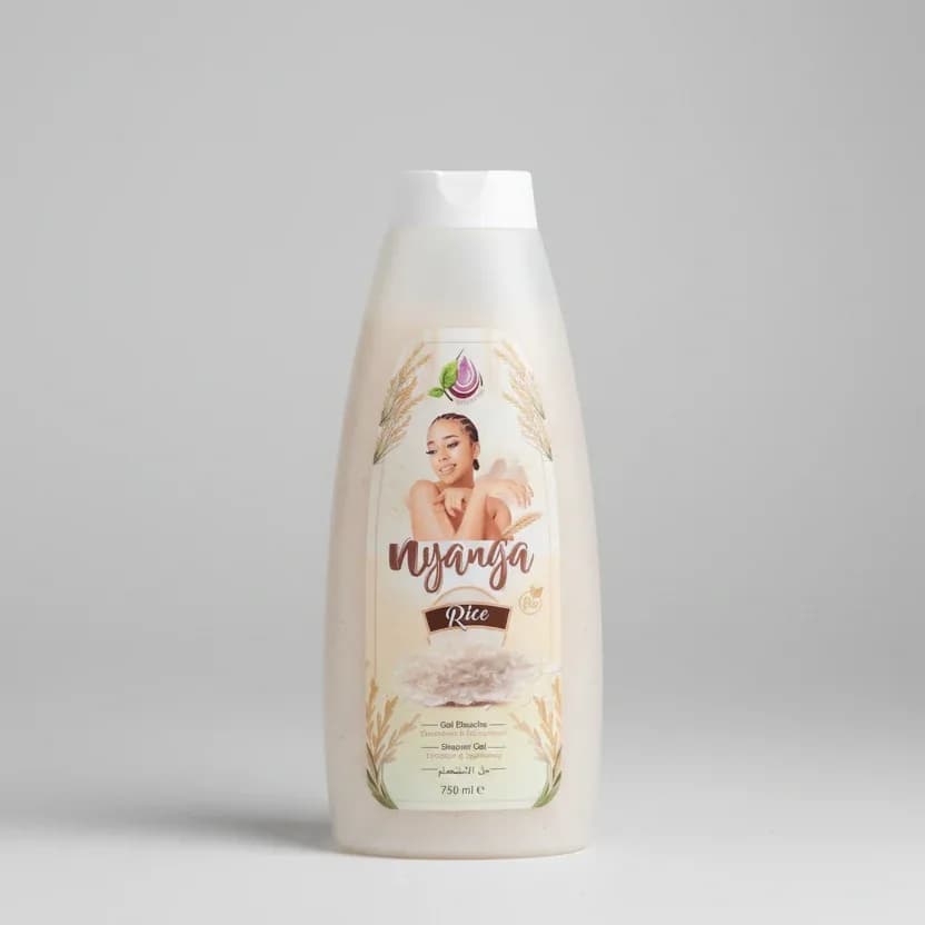 Nyanga Bio Rice Exfoliating & Lightening Shower Gel (750ml)