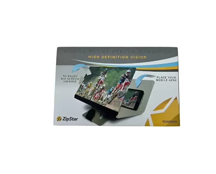 ZipStar Screen Amplifier/Mobile Phone Screen 2 - 4x Magnifier