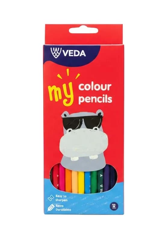 VEDA "My Colour Pencils" Set (12 Pack)