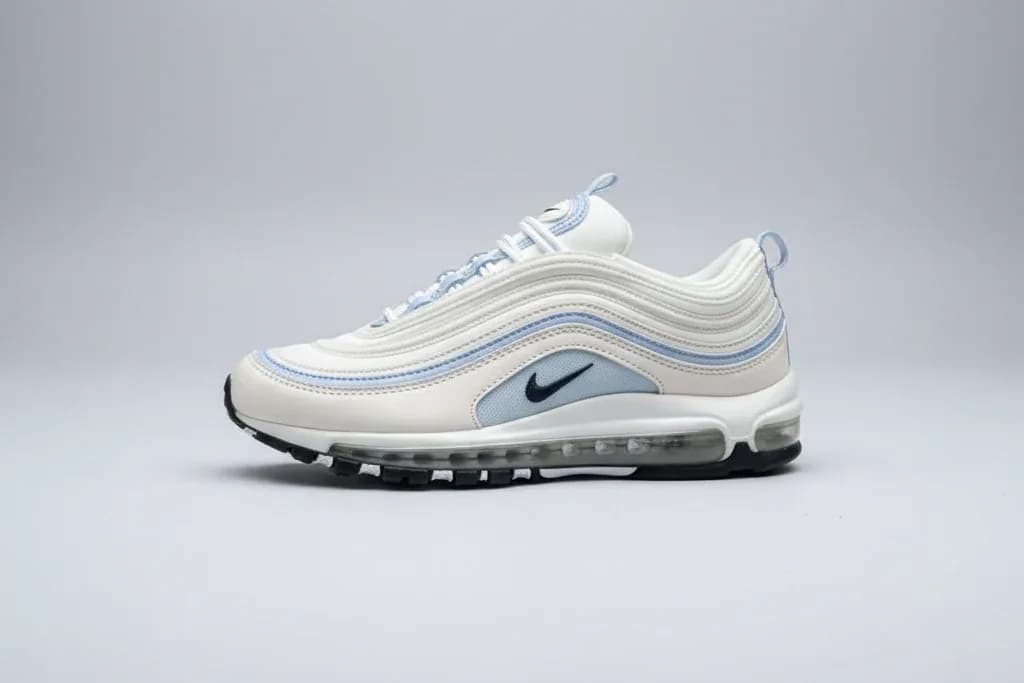 Nike Air Max 97 (White/Light Blue) Size 39-44