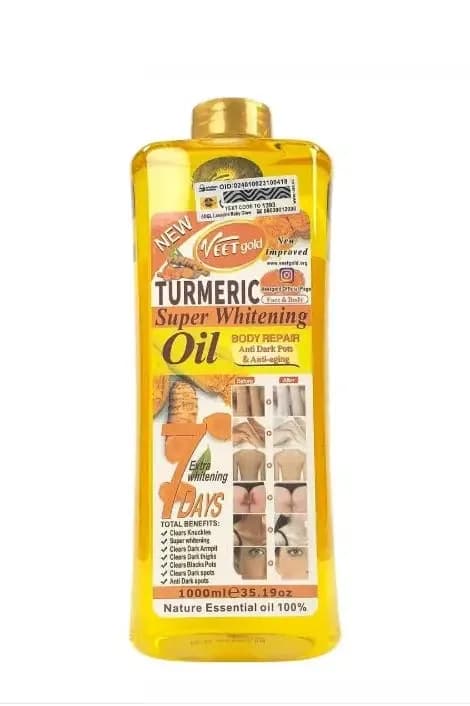 Veetgold Turmeric Super Whitening oil, 1000ml