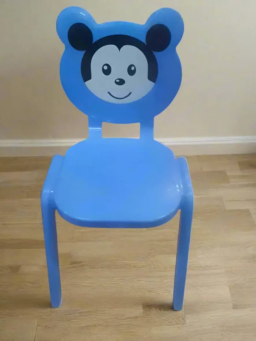 Light Blue Plastic Chair