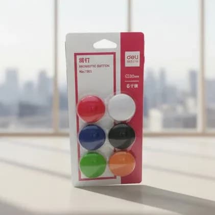 Magnetic Buttons (or Whiteboard Magnets)