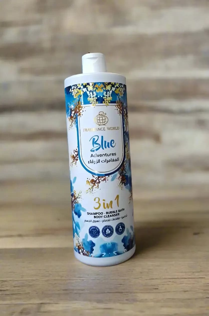 Blue Adventures 3 in 1 Shampoo Bubble Bath Body Cleanser 1L It's designed to function as a shampoo, bubble bath, and body wash all in one.