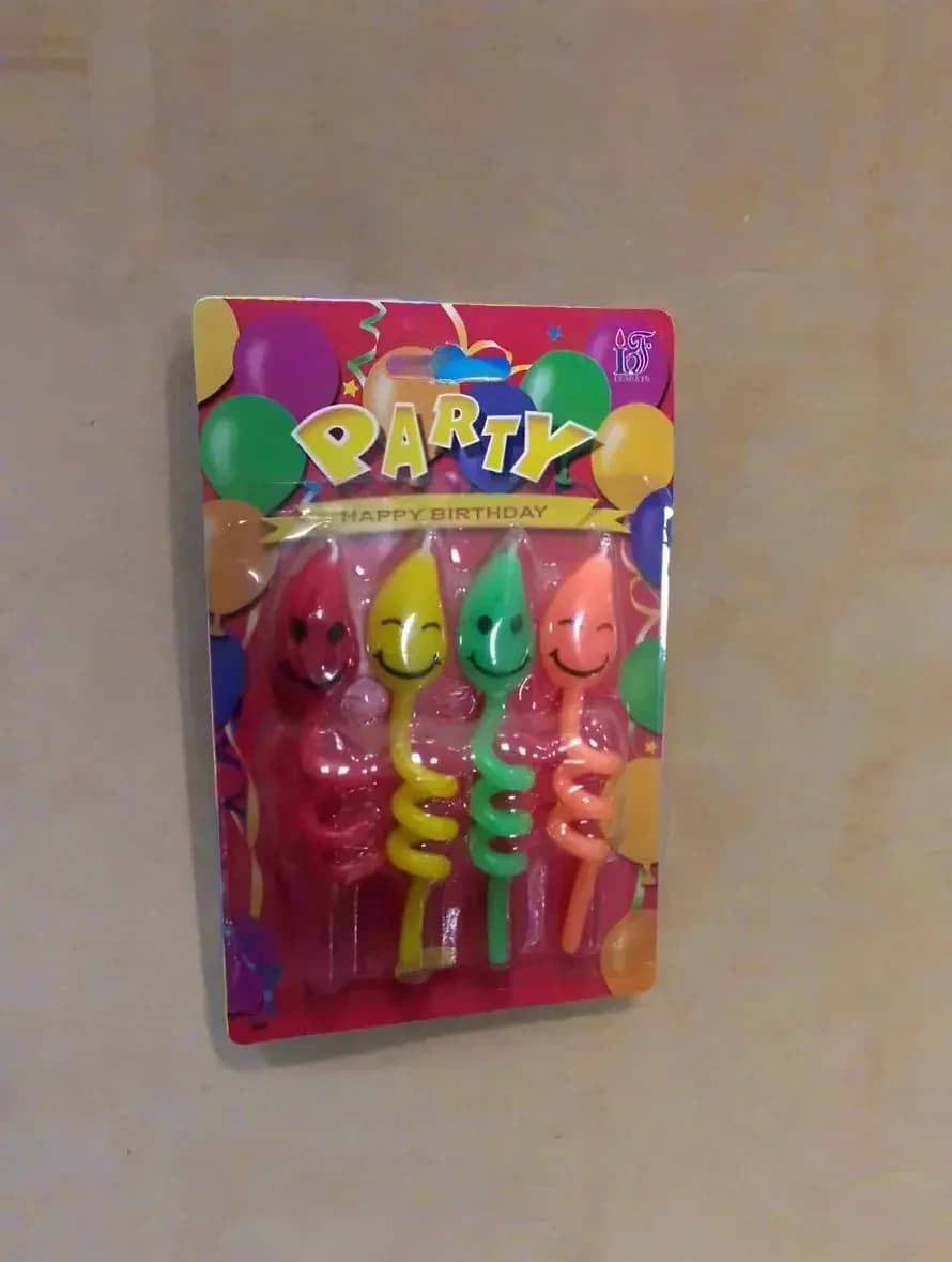 Happy Birthday Spiral Candles