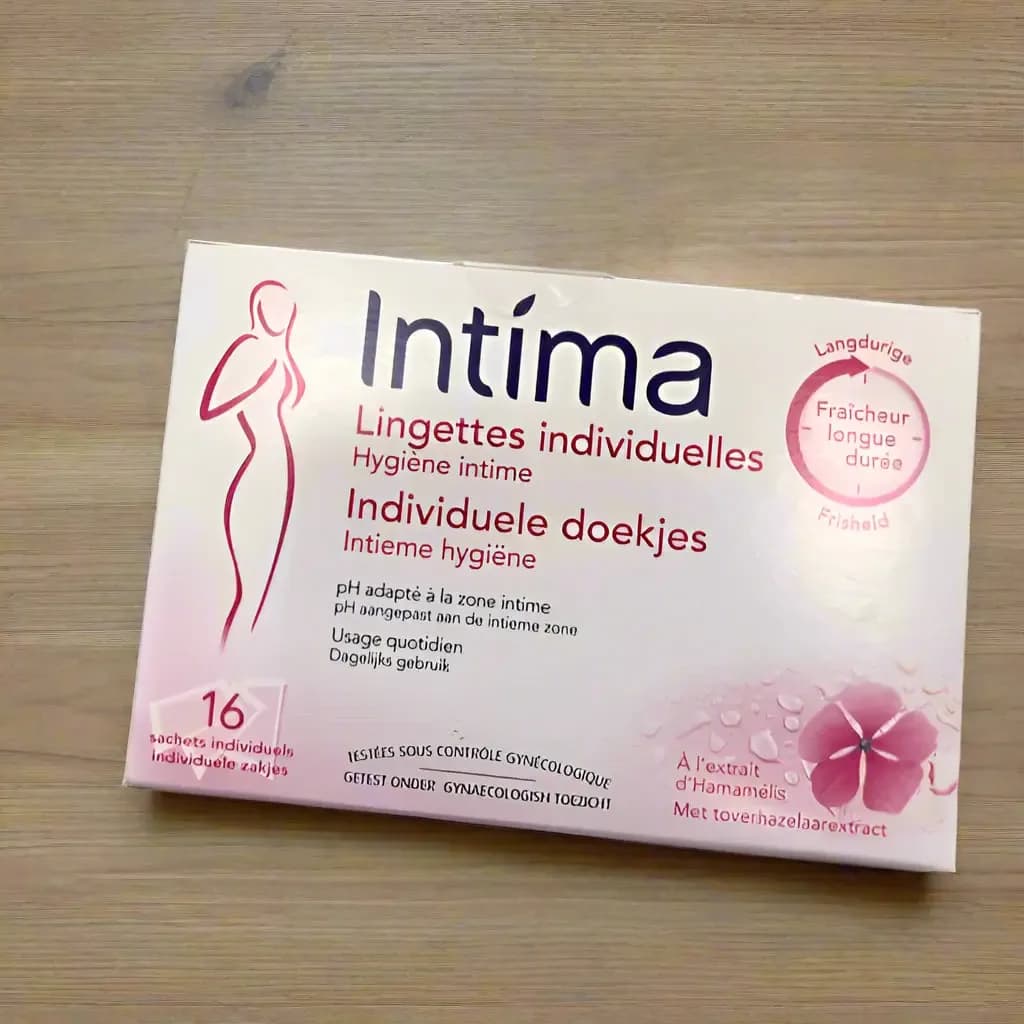 INTIMA Intimate lingettes – 16 Individually Wrapped Feminine Wipes