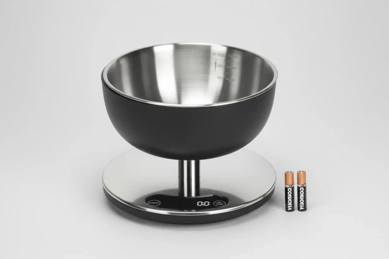 Electronic Kitchen Scale - Precise Digital Scale, Waterproof Stainless Steel.