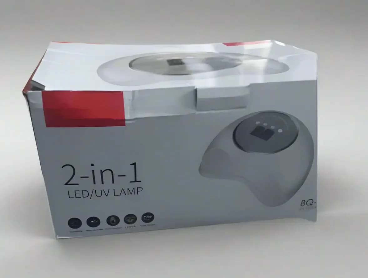 2-in-1 LED/UV Lamp, Model BQ Used for Curing Gel Nail Polish