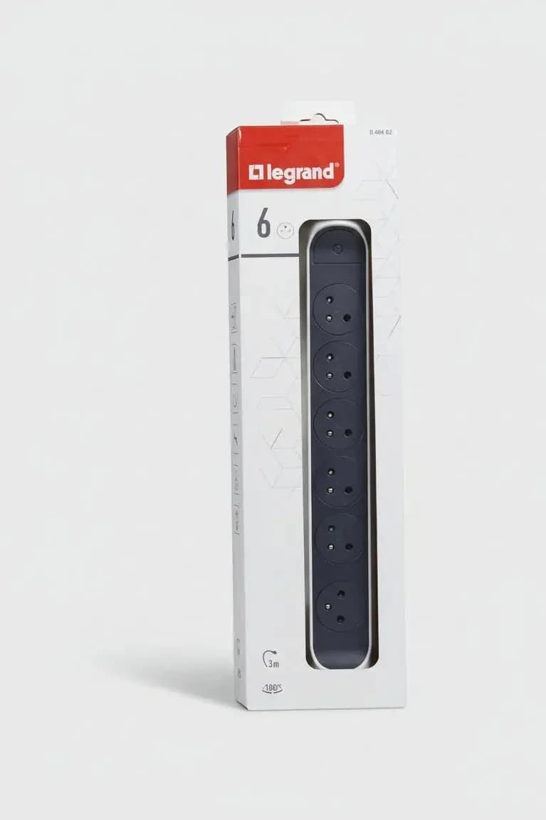 Legrand Multi-Outlet Extension Cord 3 meters 6 outlets